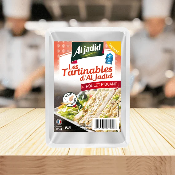 Les tartinables poulet piquant