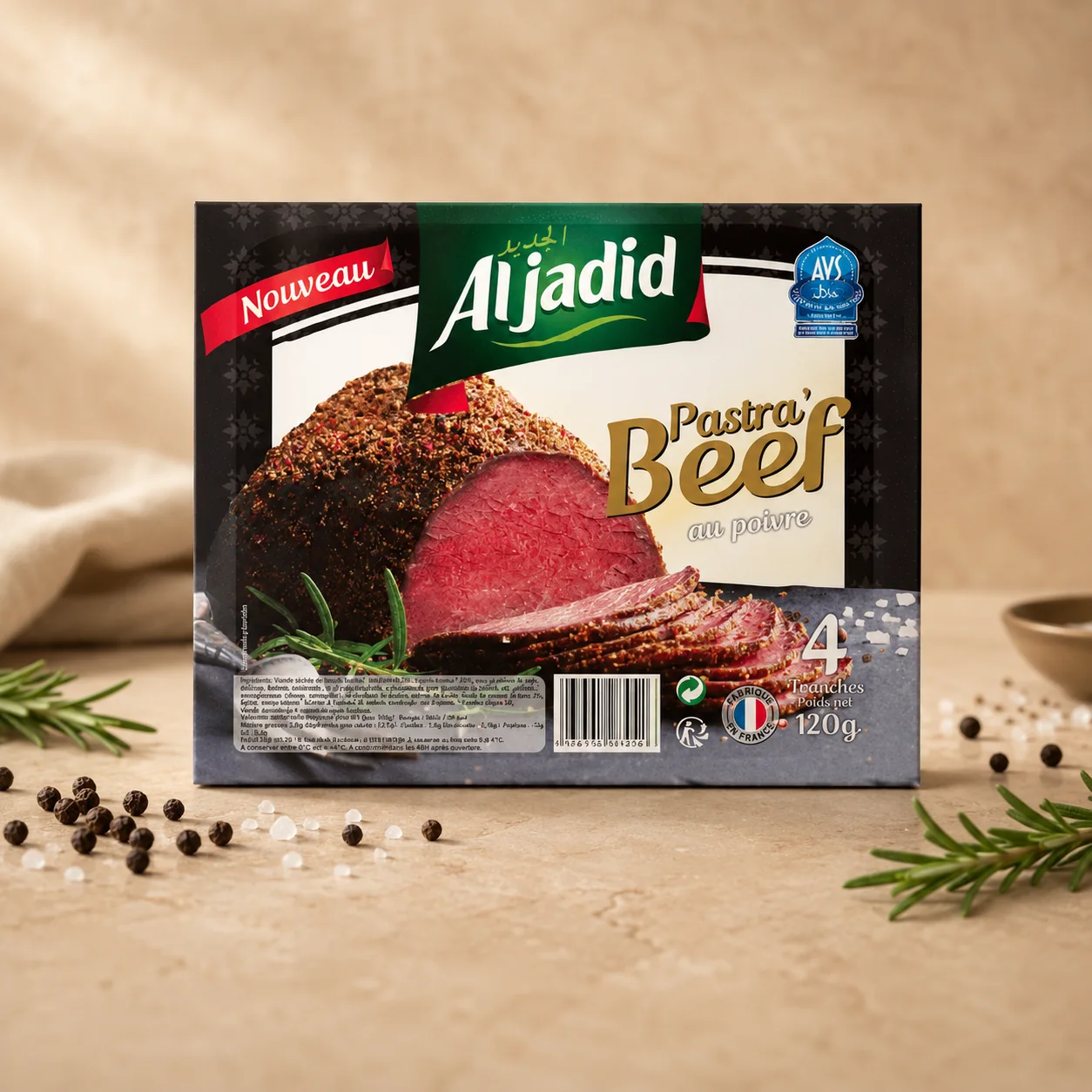 Pastra’beef au poivre