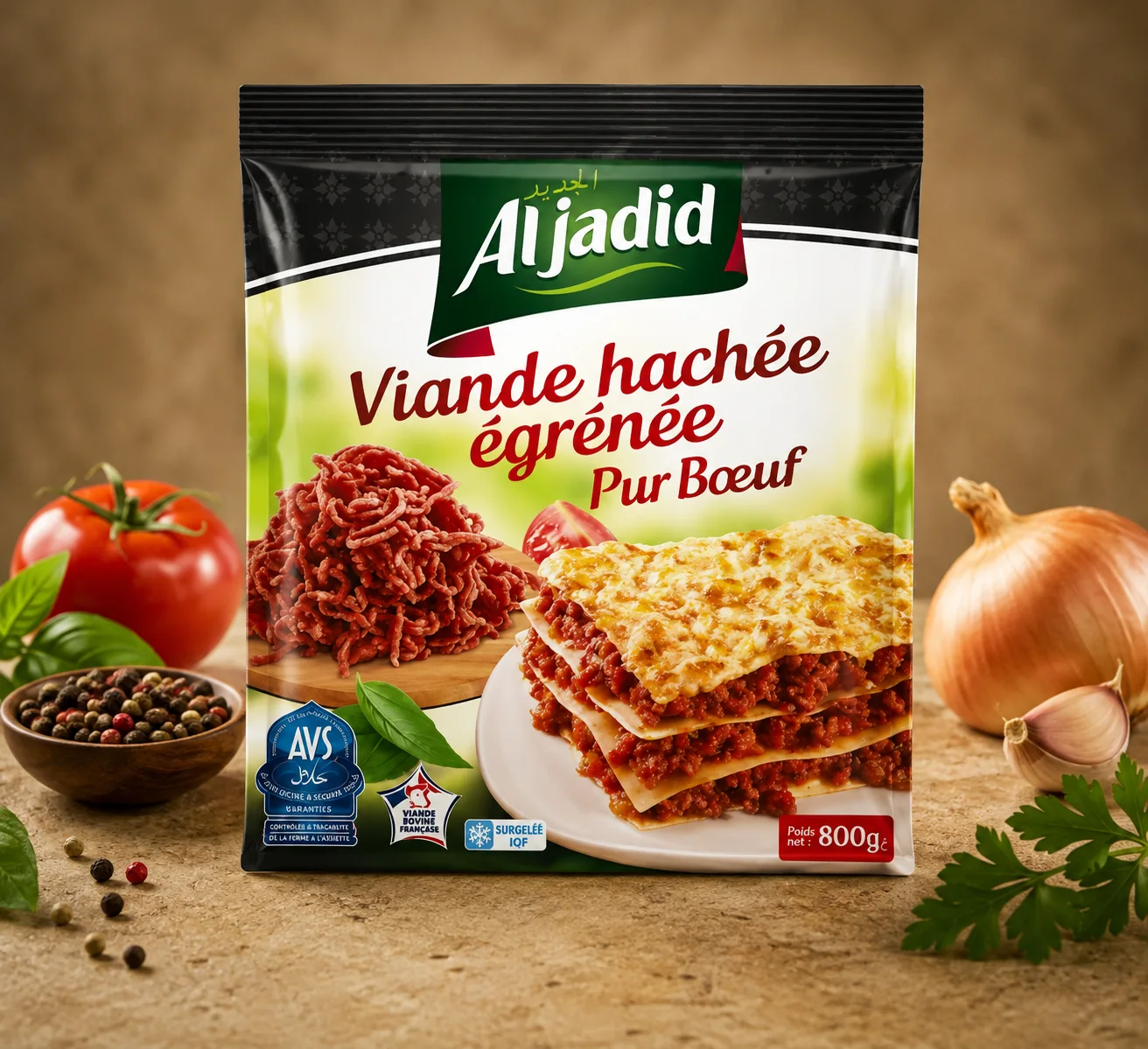 Viande hachée / égrenée pur bœuf