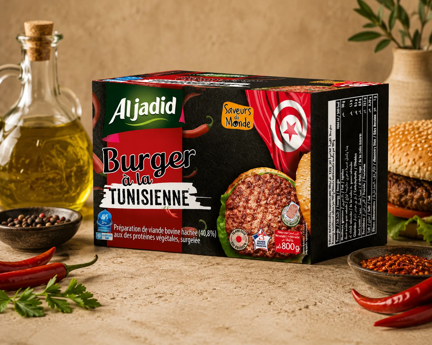 Burgers à la tunisienne