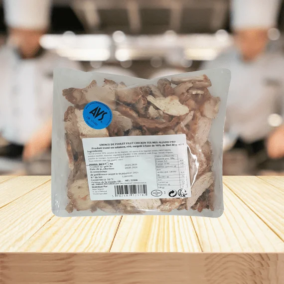 Emincés de filet de poulet Tex Mex