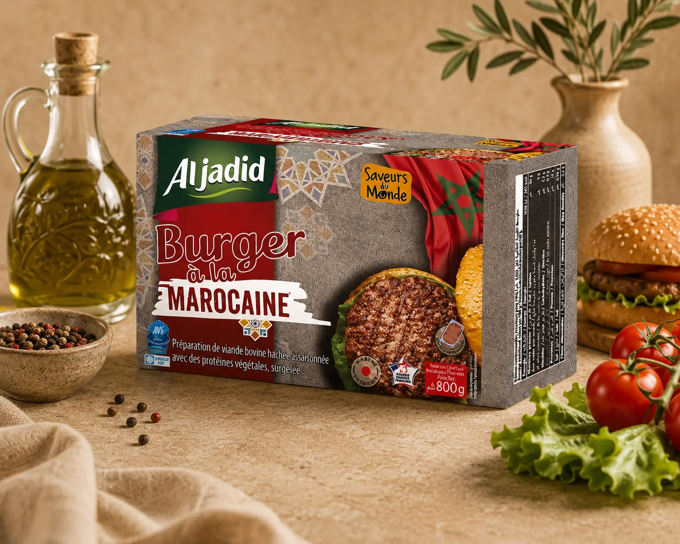 Burgers à la marocaine