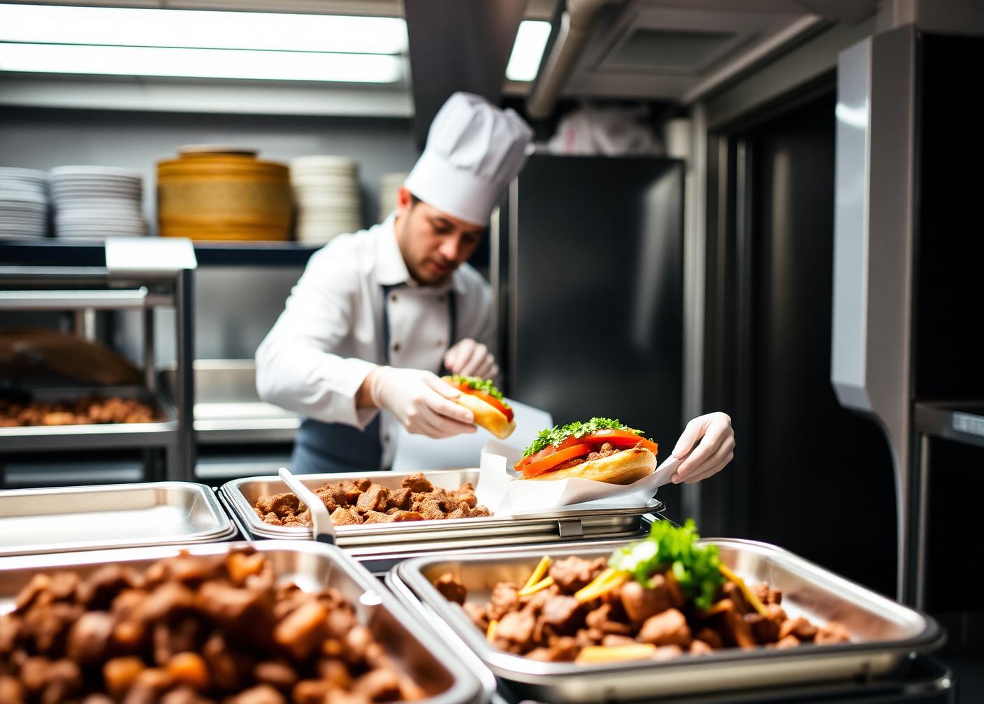 Cuisine professionnelle utilisant les produits Al Jadid
