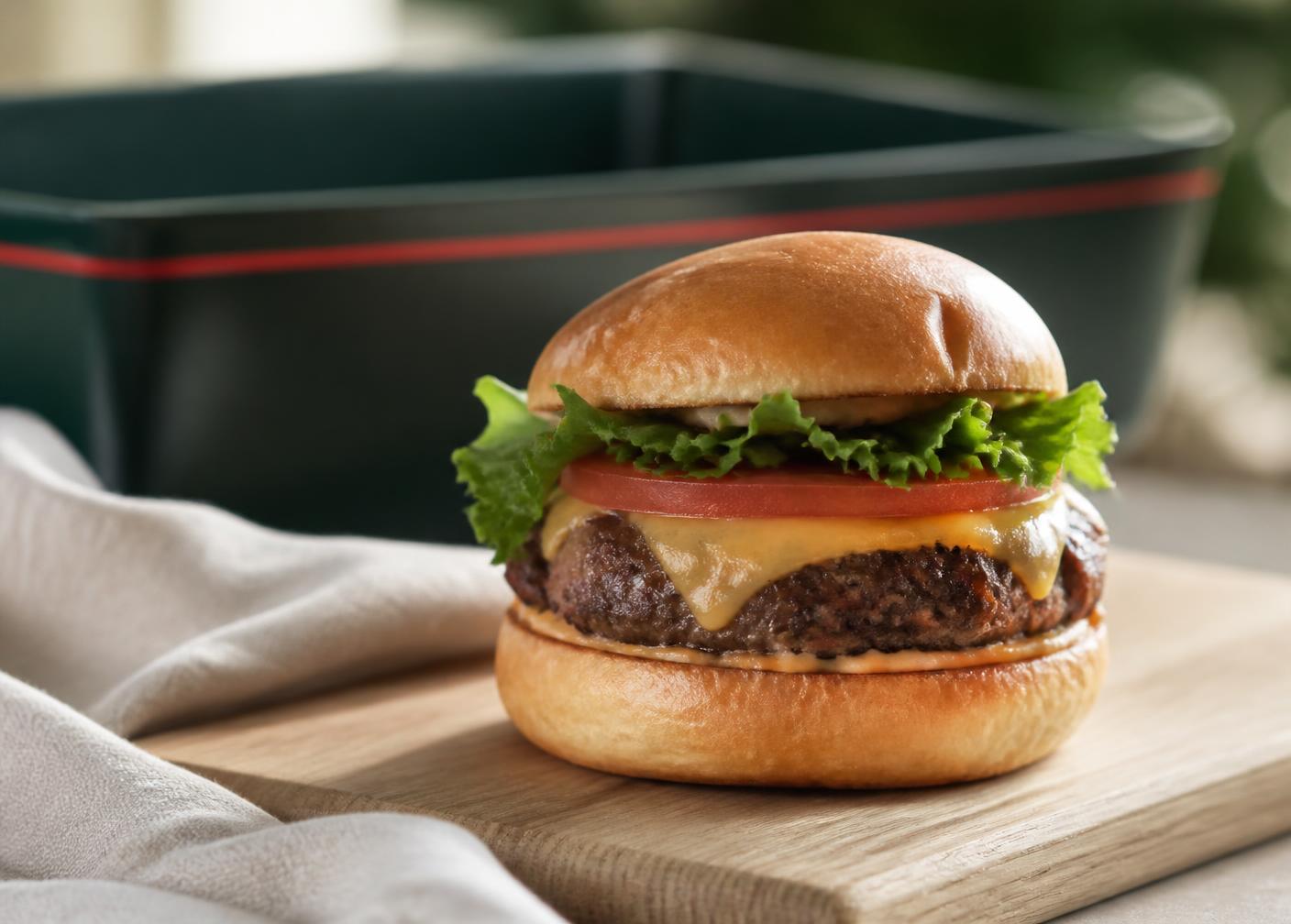 Idée recette Burger avec les produits Al Jadid